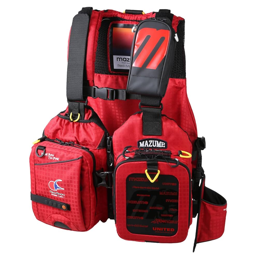 Red Moon ライフジャケット ブラウン Amazon | mazume レッドムーン ライフジャケット IX MZLJ-590-03