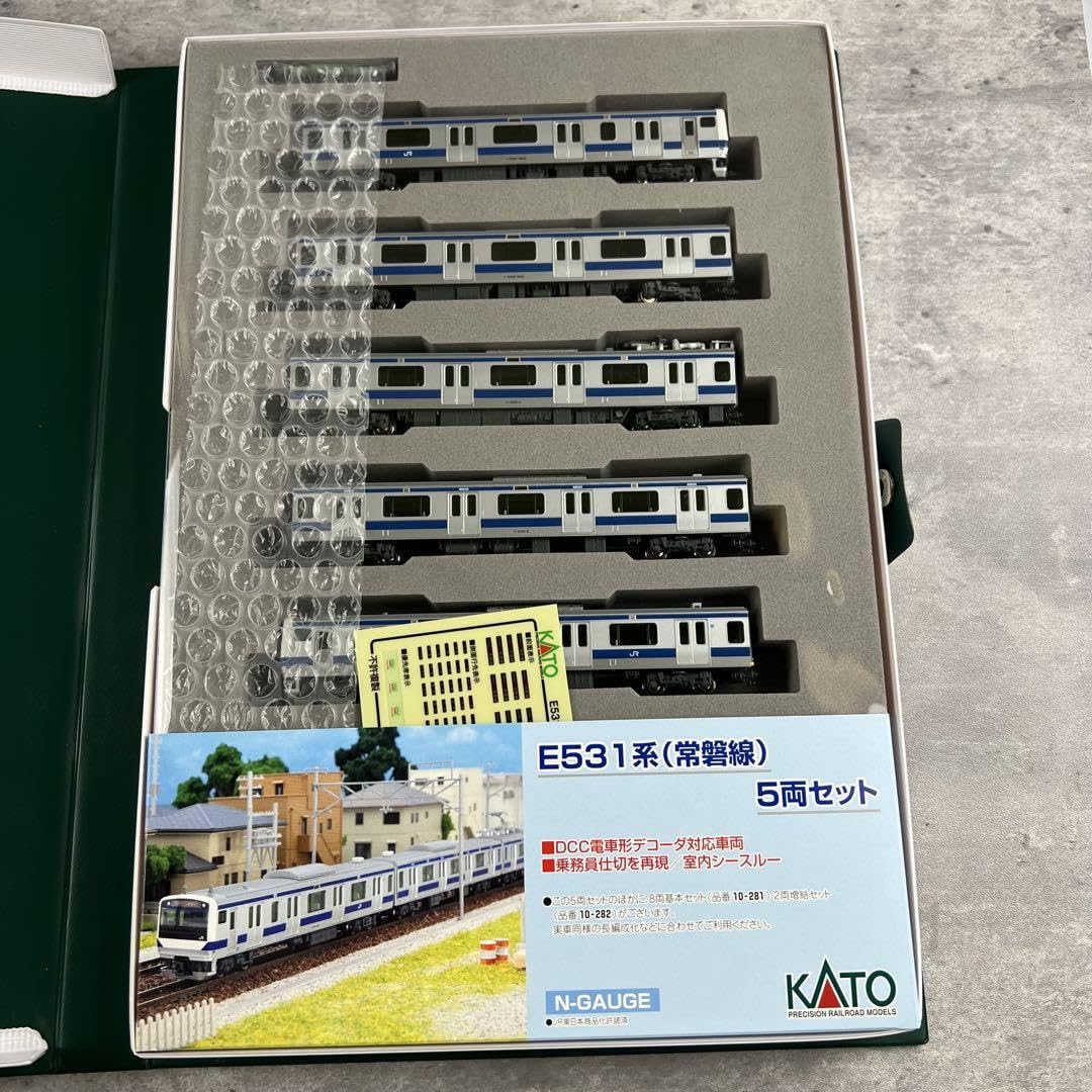 KATO Nゲージ  10-283 常磐線 E531系 付属5両セット Amazon.co.jp: KATO 10-283 E531系(常磐線)5両セット 走行動作