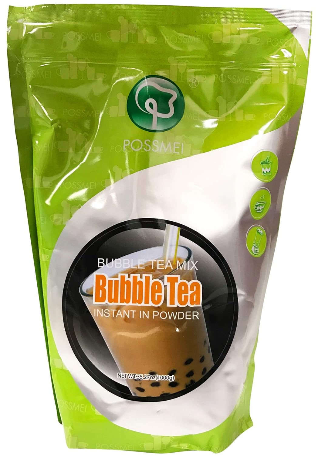 Possmei Bubble Tea Mix Instant Powder, Bubble Tea 3in1, 2.2 Pound