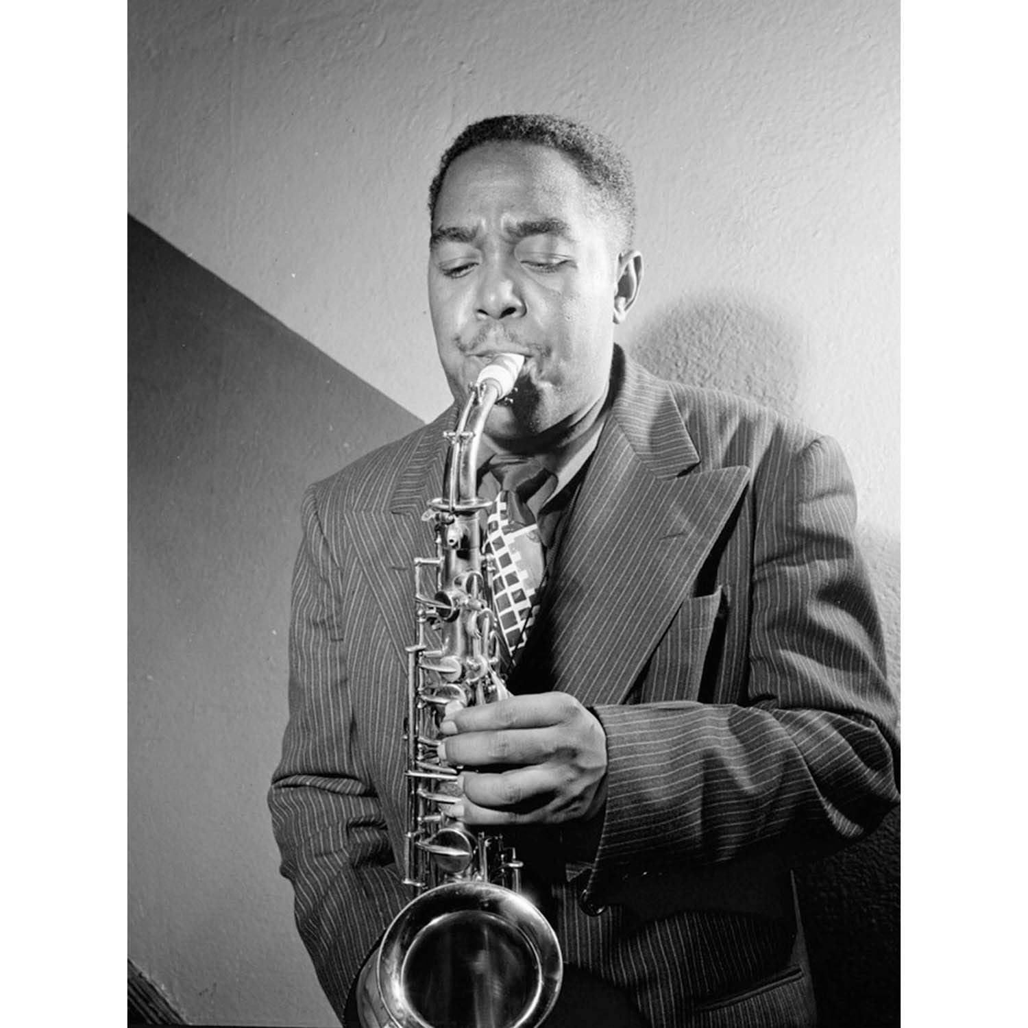 Wee Blue Coo Bumblebeaver VINTAGE PHOTO PORTRAIT SAX JAZZ LEGEND BIRD CHARLIE PARKER POSTER PRINT