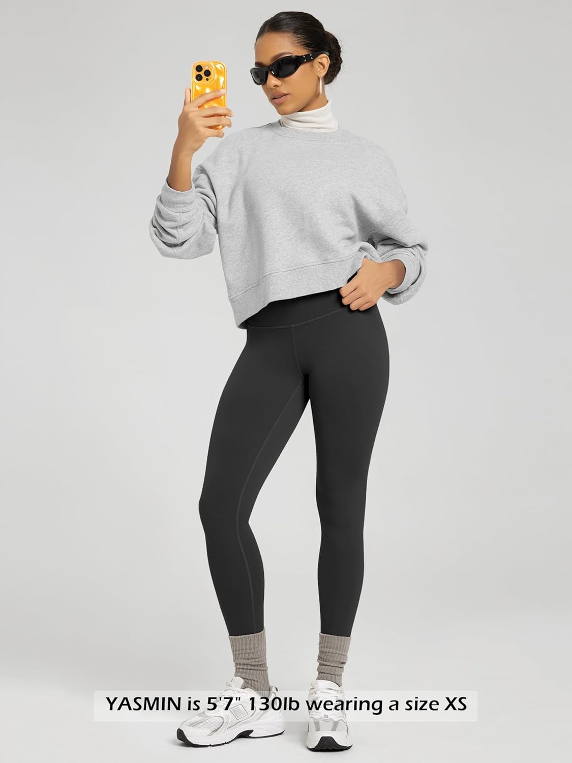ODODOS Buttery Soft Lounge Yoga Leggings for Women 23" / 25" /28" High Waist Yoga Pants - Image 4