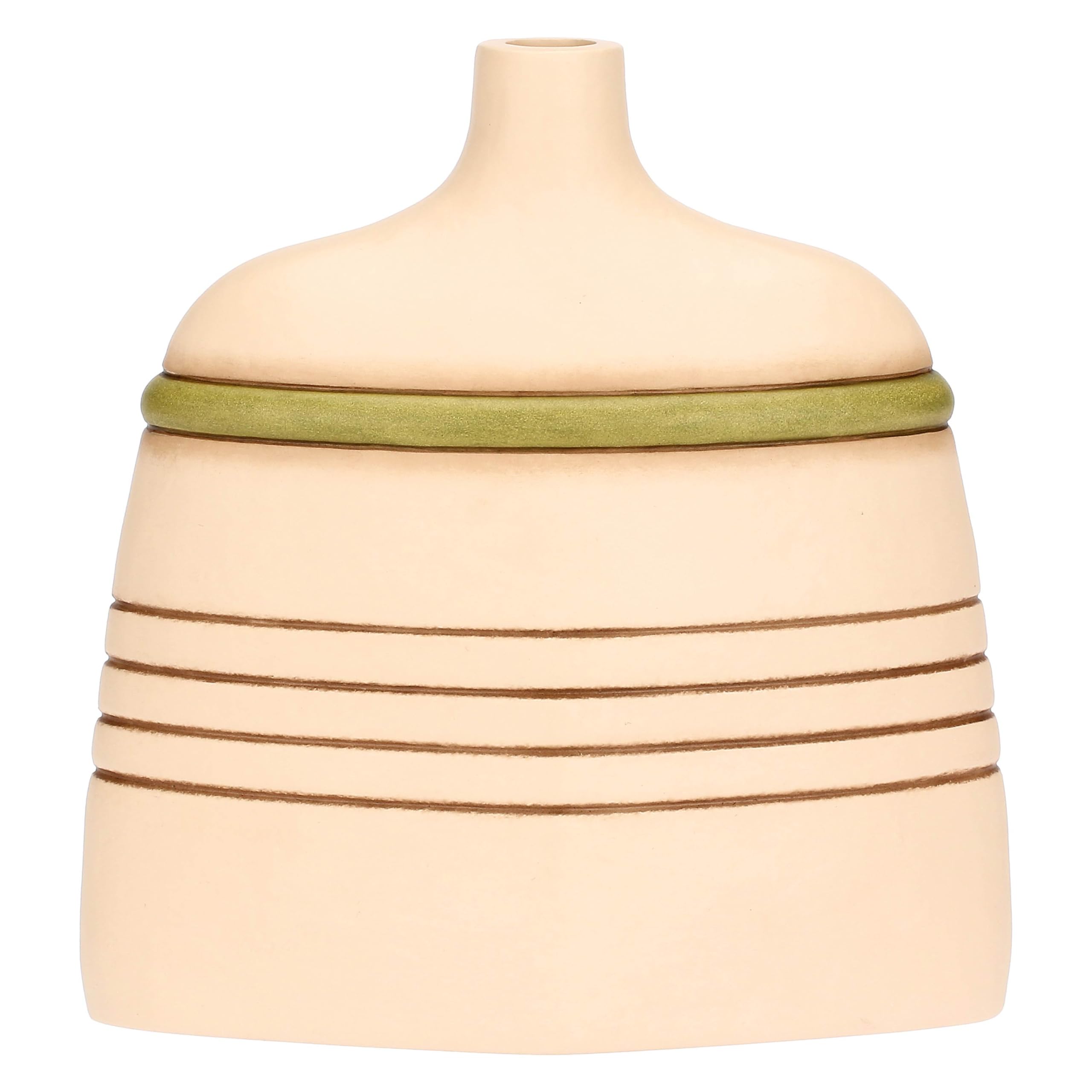 THUN Vaso Decorativo Piccolo, Ceramica, Collezione Sublime -18 x 8,5 x 18,9 cm