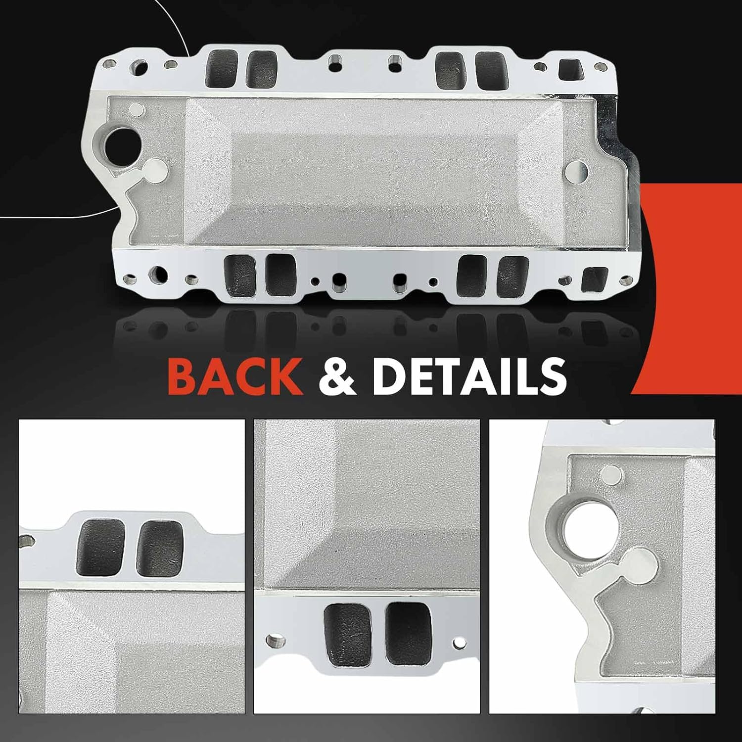 A-Premium Engine Intake Manifold Compatible with Buick, Avanti, Checker, Excalibur, Gordon-Keeble, Oldsmobile, Pontiac & Stutz Vehicles - Regal, Century, LeSabre, Skylark, Deluxe, Aerobus - 1956-1986