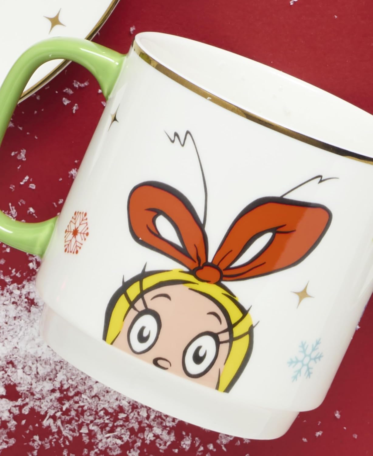 Lenox 898097 Merry Grinchmas Stackable Mugs, Service For 4, Assorted, Christmas, Drinkware Set, Holiday Glasses - Image 7