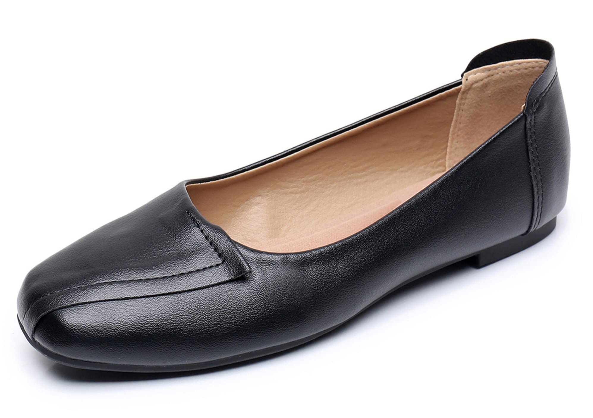 VenusCelia Women's Plain Dance Flat Shoe