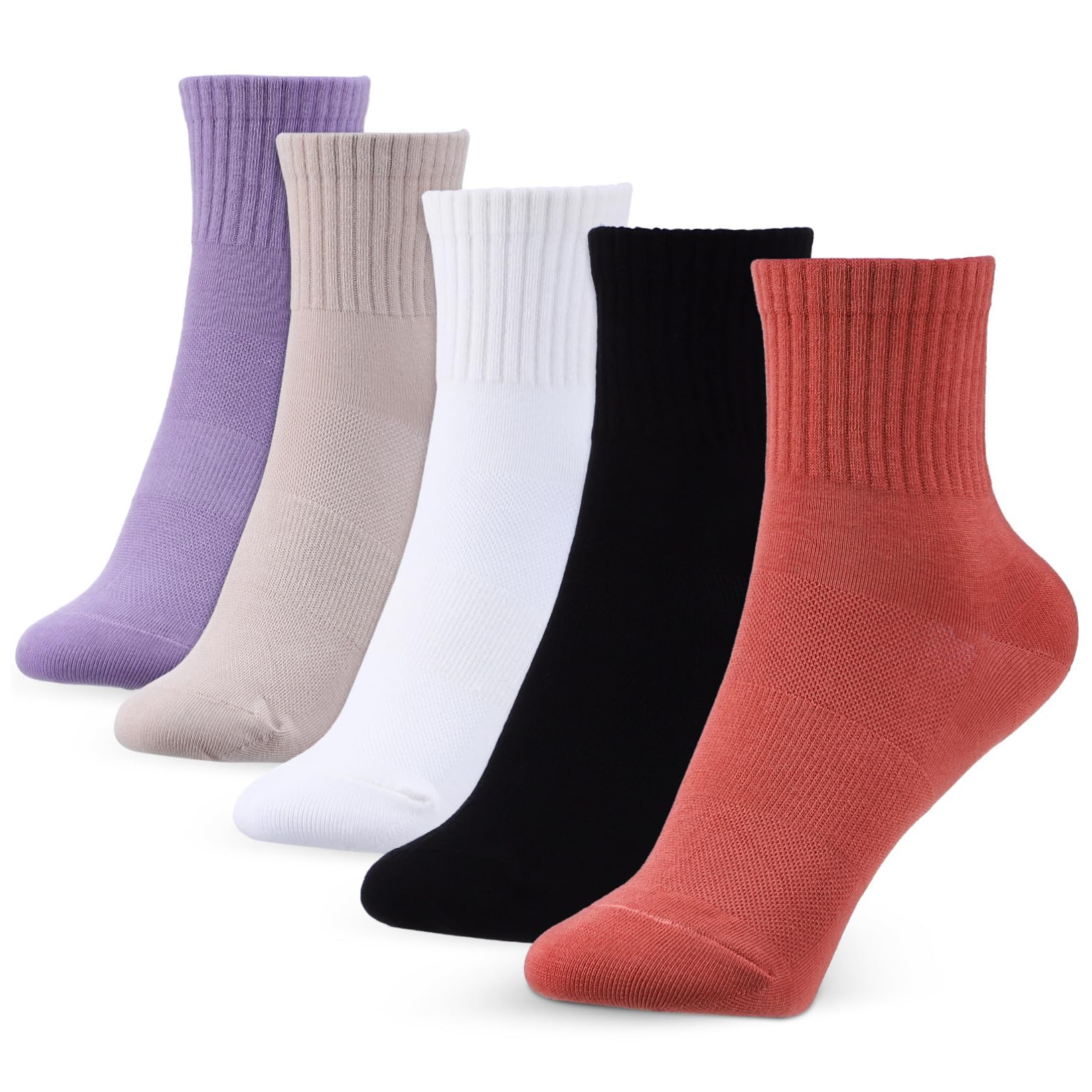 Calcetines Deportivos de Algodón para Dama 10 Pares Altos