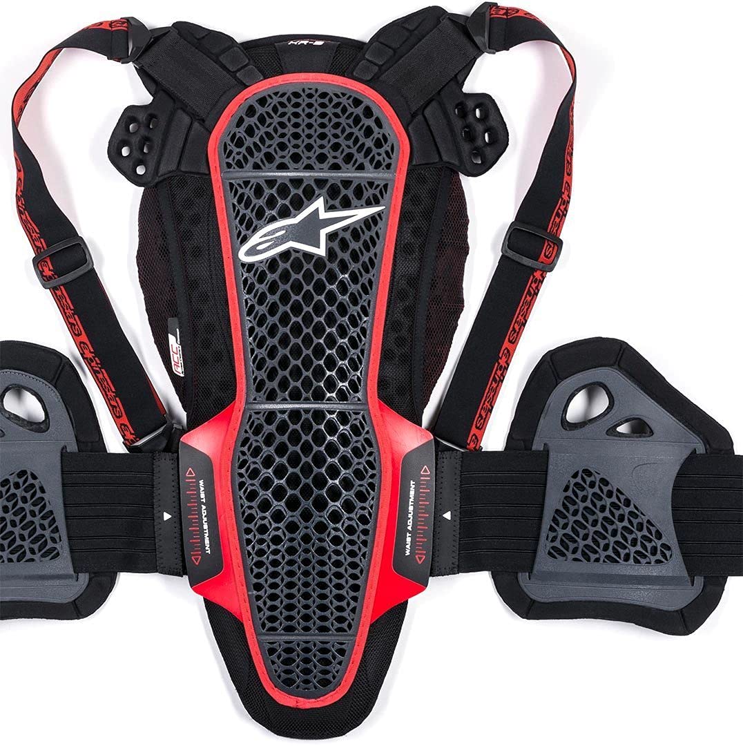 Alpinestars Nucleon KR-3 Men's Off-Road Motorcycle Back Protector - Black/Red/X-Small
