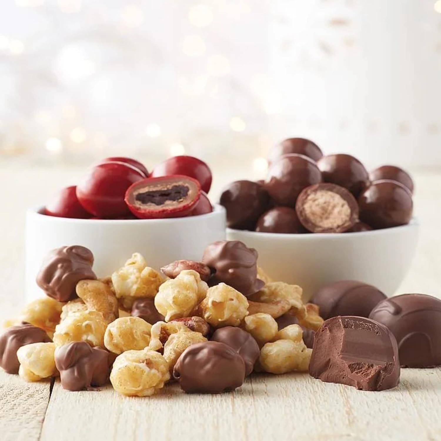 Harry & David Tower Of Chocolates Deluxe Gift, Chocolates, Gift Box, Assorted Flavors, Milk And Dark Chocolate