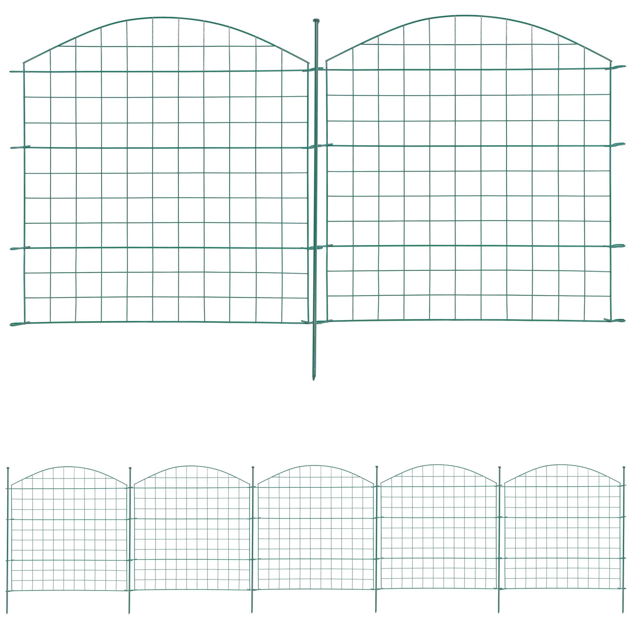 Clôture De Bassin En Fil De Fer Vert - Maille 65x65mm, H 78 Cm, Ø Fil 2.5mm - Protection Enfants Et Animaux
