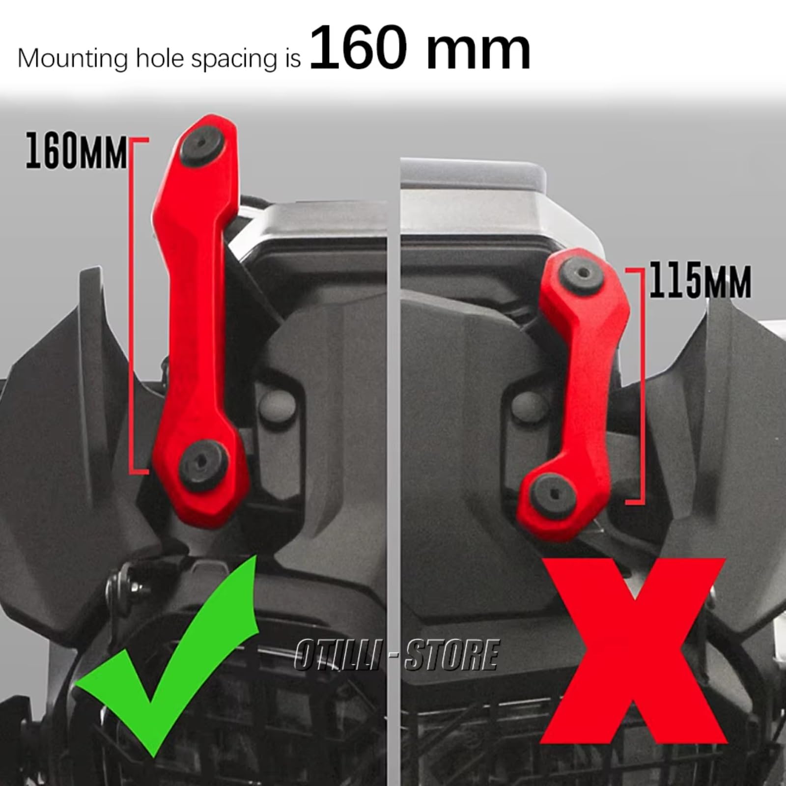 Porta Cellulare Moto Per BMW F850 GS Per F750 GS Accessori Motociclette Regolabili Supporto Navigatore GPS Smartphone Supporto Telefono Moto(E)