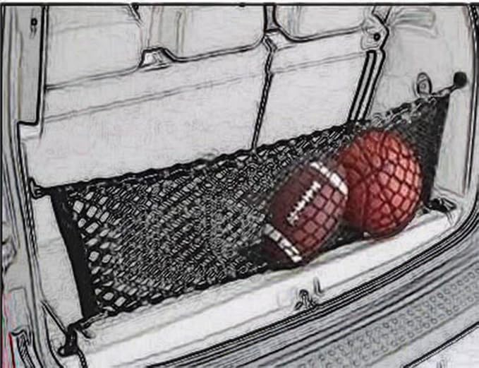 Kaungka Cargo Net Nylon Rear Trunk for 20132017 Hyundai Santa Fe Sport