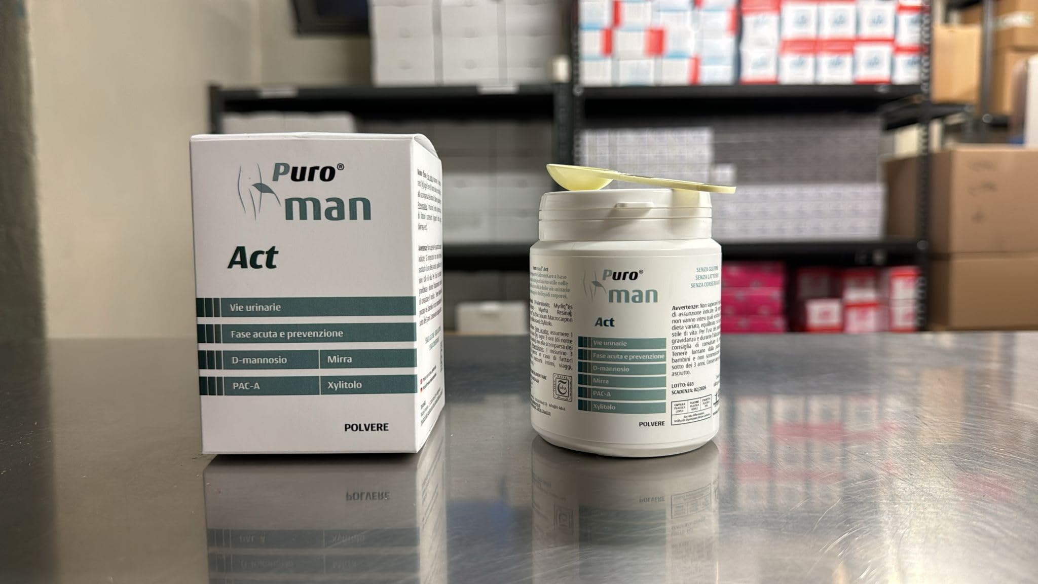 Puroman Act D-mannosio e Cranberry 70g Dr.Tili