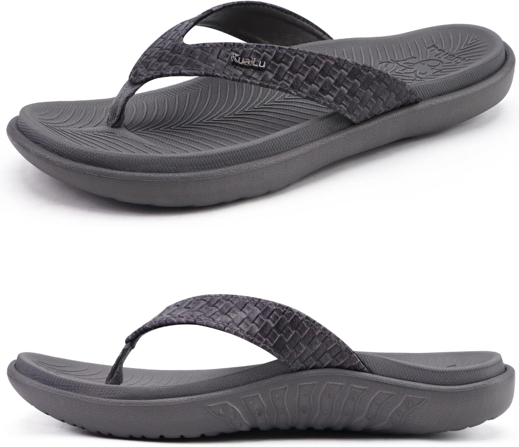 Womens Flip Flops Ladies Yoga Mat Comfortable Walking Thong Sandals with Plantar Fasciitis Arch Support Slip On Indoor Outdoor for Summer