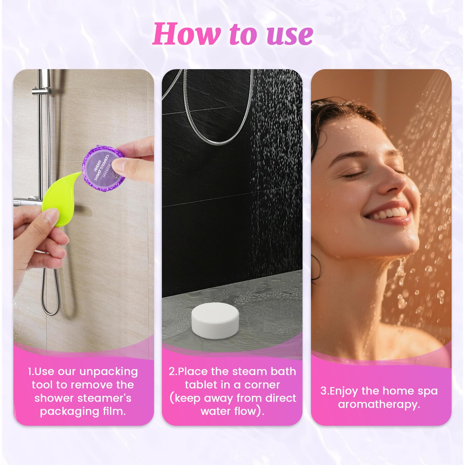 24 Bombes de douche aromathérapie pour femmes ou hommes pièces Bombes de douche naturelles aux huiles essentielles d'eucalyptus, cadeaux pour les adolescents, pour un anniversaire, pour Noël,