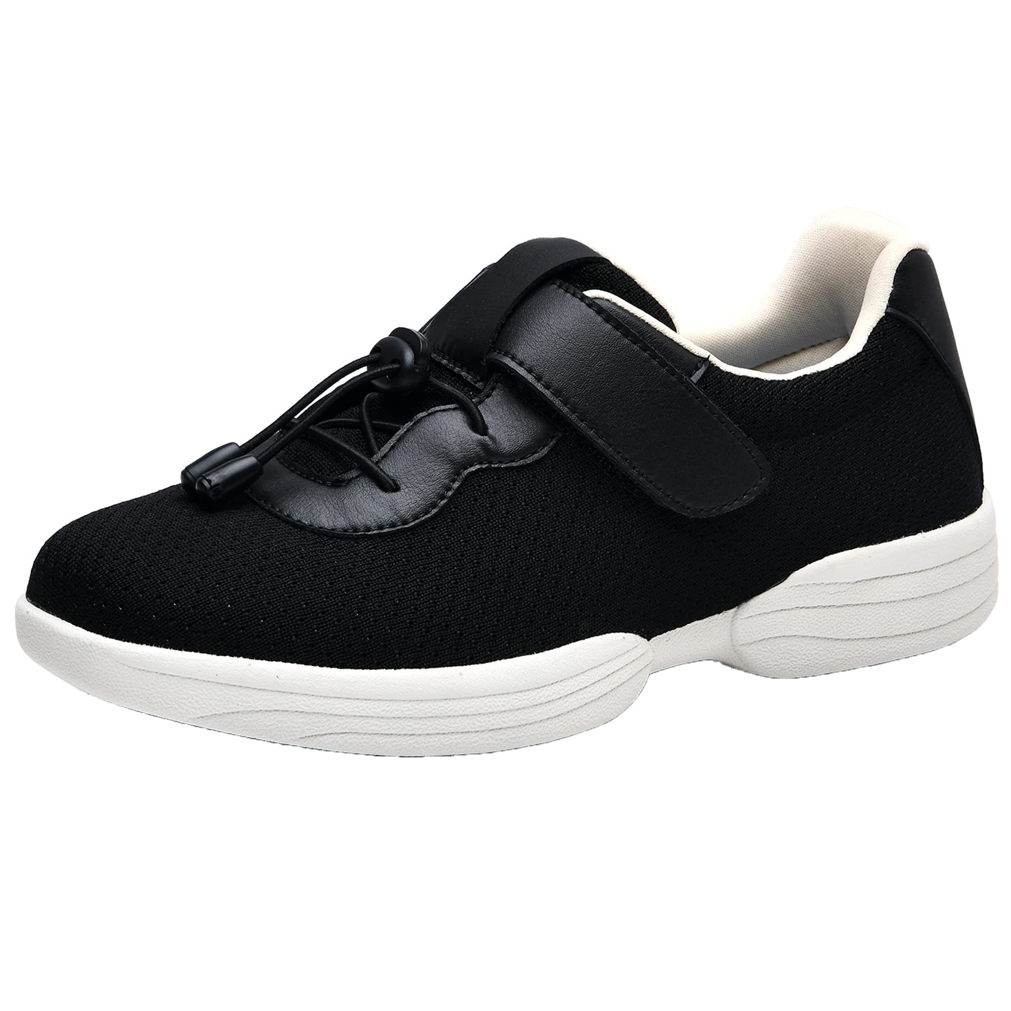Zapatos para Diabéticos para Mujer Zapatillas Extra Anchas para Pies Hinchados Zapatos Antideslizantes para Caminar Zapatillas para Ancianos con Edema Informales Ajustables