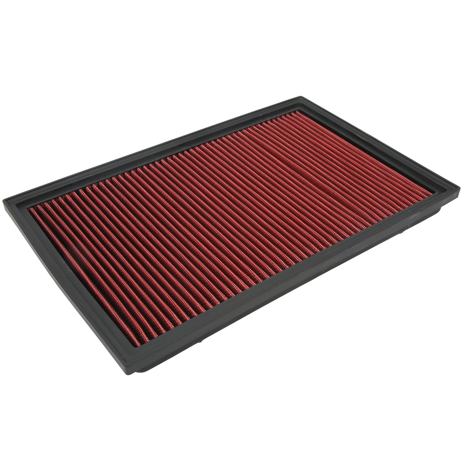 Generic Filtro de Aire de Motor de Coche Reutilizable de Alto Flujo 33 2384 con Metal y Papel de Filtro para Q3 A3 TT RS3 TTS Excellence