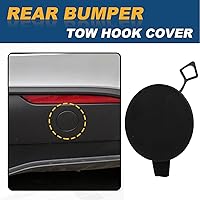 Vista 2 de 149442600A Cubierta de gancho de remolque para parachoques trasero, cubierta antipolvo para gancho de remolque, repuesto para 2020 a 2023