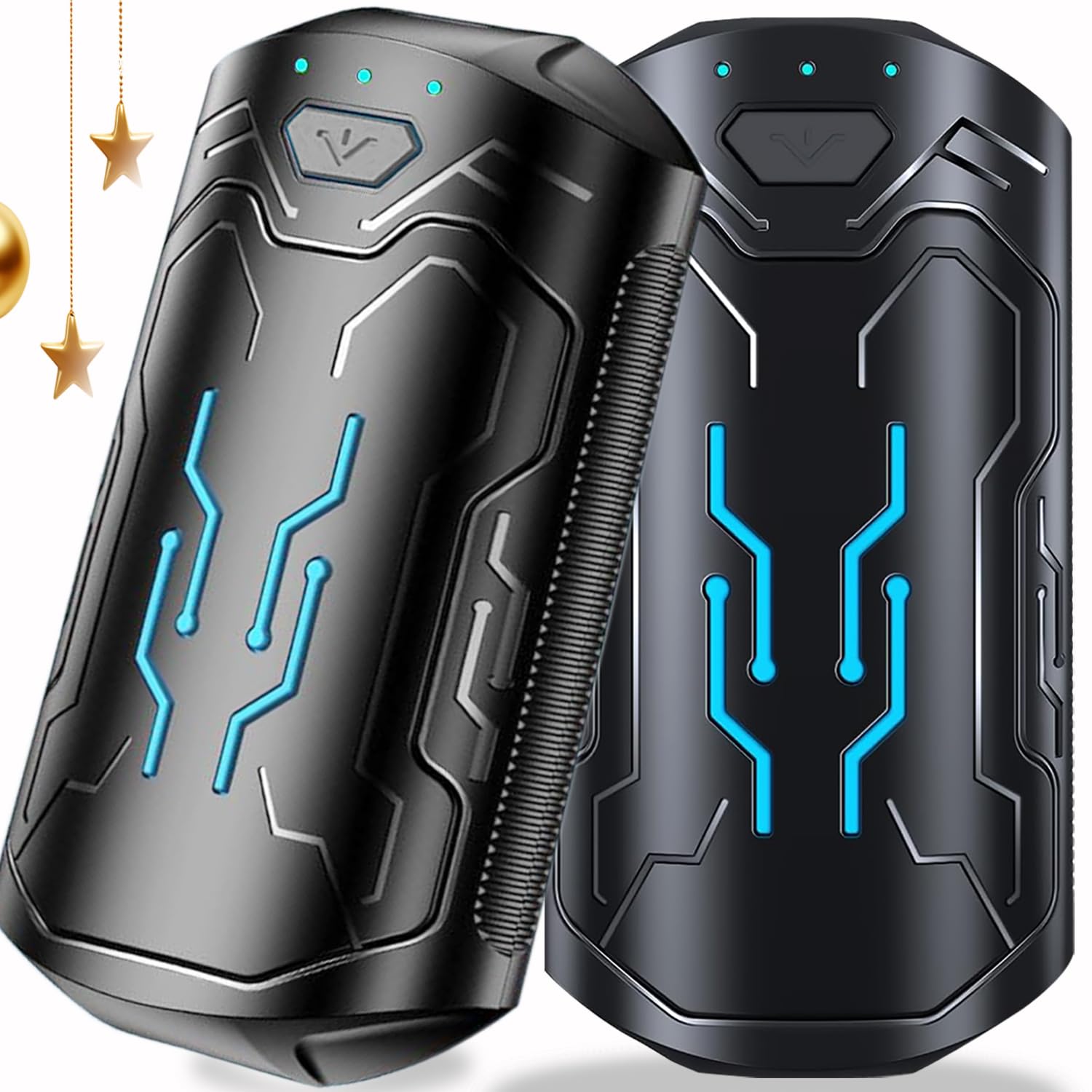 Flotstiga AI Hand Warmers Rechargeable 2 Pack,6000mAh Electric Hand Warmers,AI Smart Chips 20Hrs Long Safe Heat Pocket Size Heater Great Warm,Gifts for Christmas, Golf, Hunting, Camping Accessories