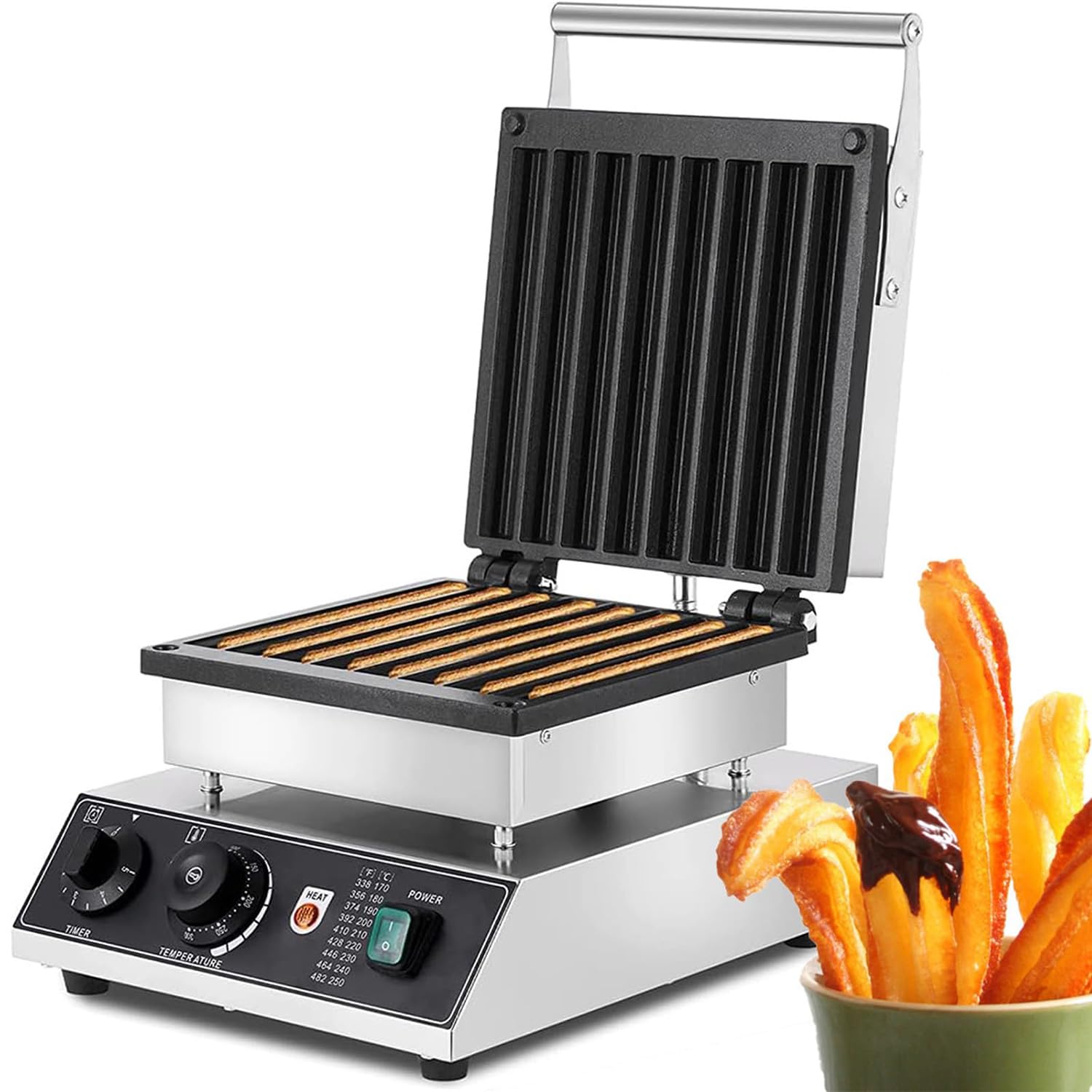 Machine à churros électrique 1750W gaufrier double face