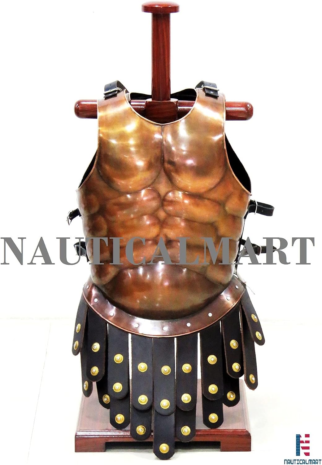 Medieval Greek Muscle Armor Cuirass Body Armor Halloween Costume - LARP