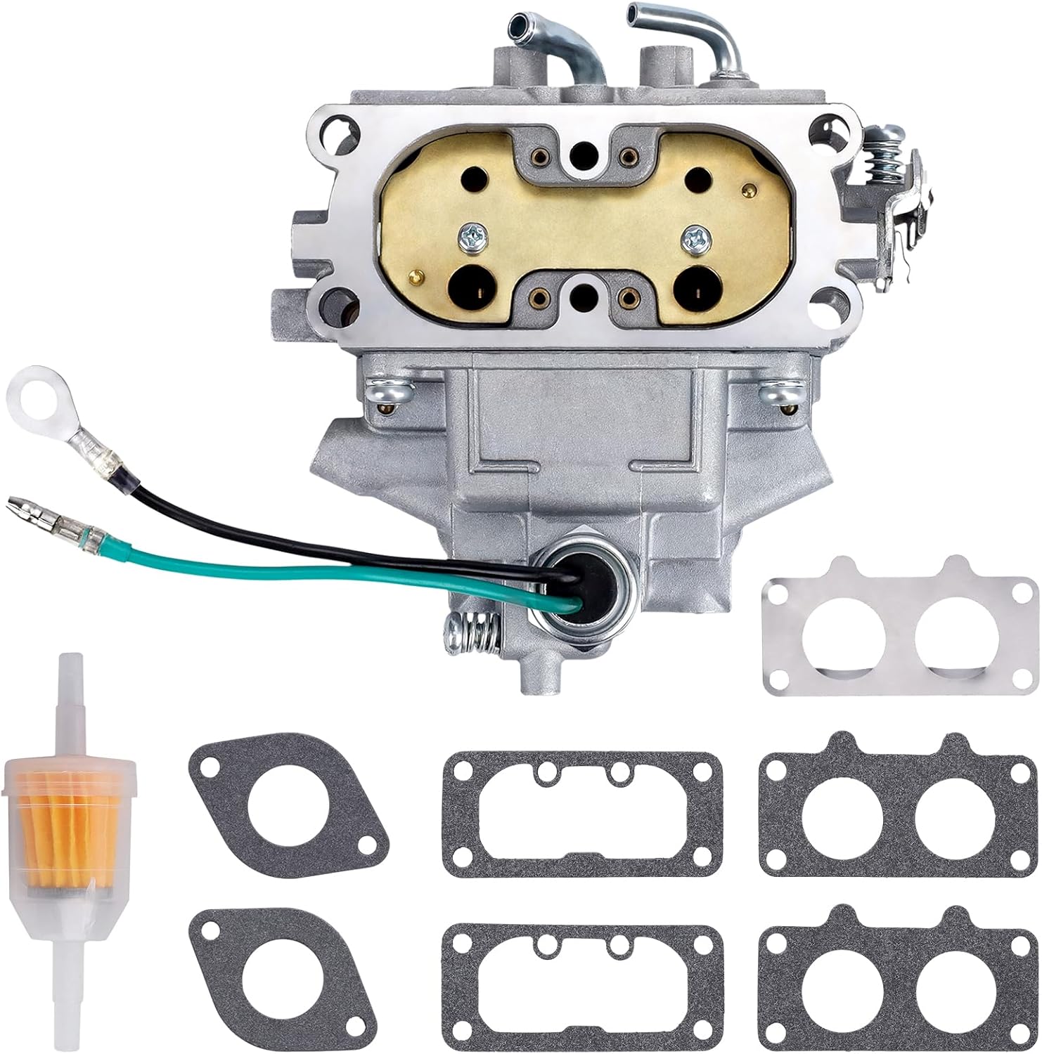 15003-7077 15003-7041 New Carburetor for Kawasaki FH601V 19 hp 4 Stroke Engine Carb With Gaskets