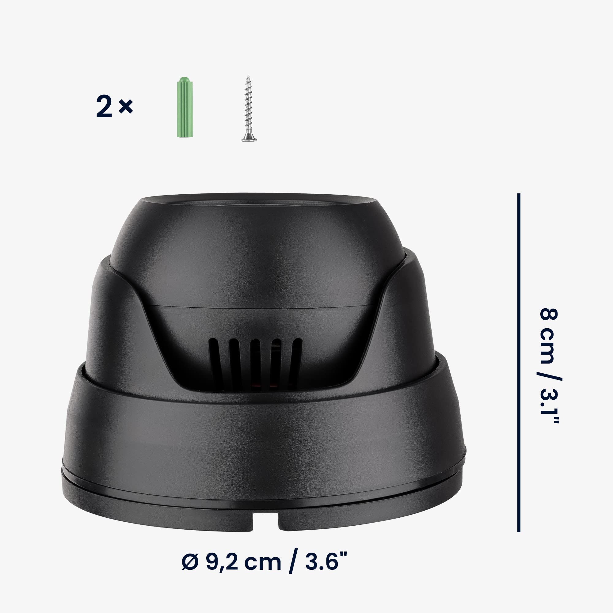 2 Telecamere Finte Con LED - Sembrano Vere, Ideali Per Dissuadere Ladri, Facili Da Installare - Foto 4