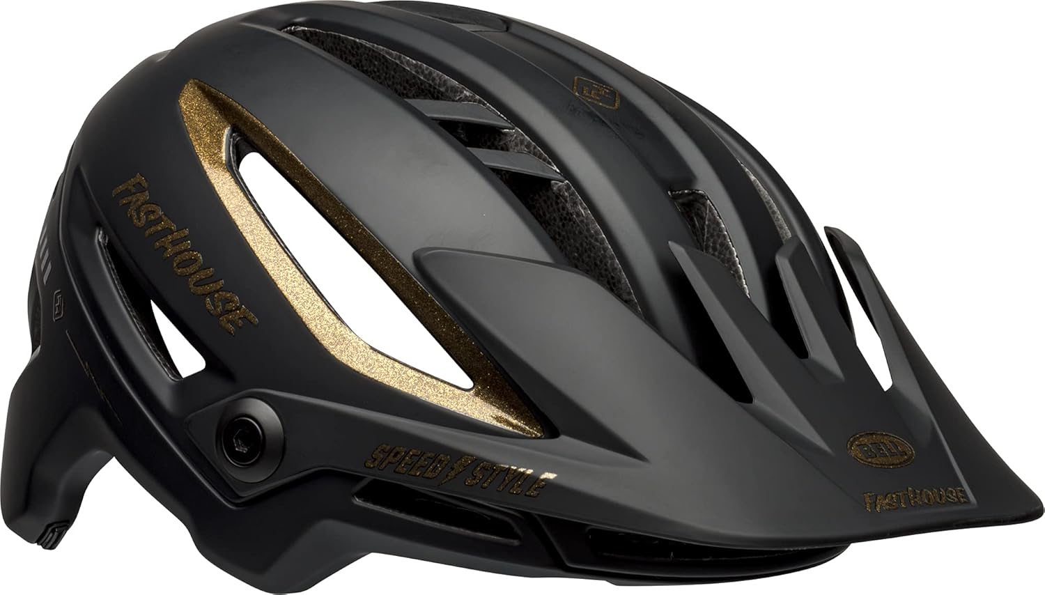 Bell Sixer MIPS Trail Helmet with a gold finish.