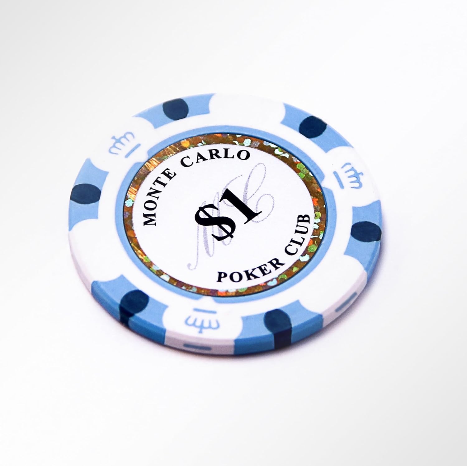 1000 pcs 14g MC Poker Club Poker Chips Bulk - NO Holding CASE Included