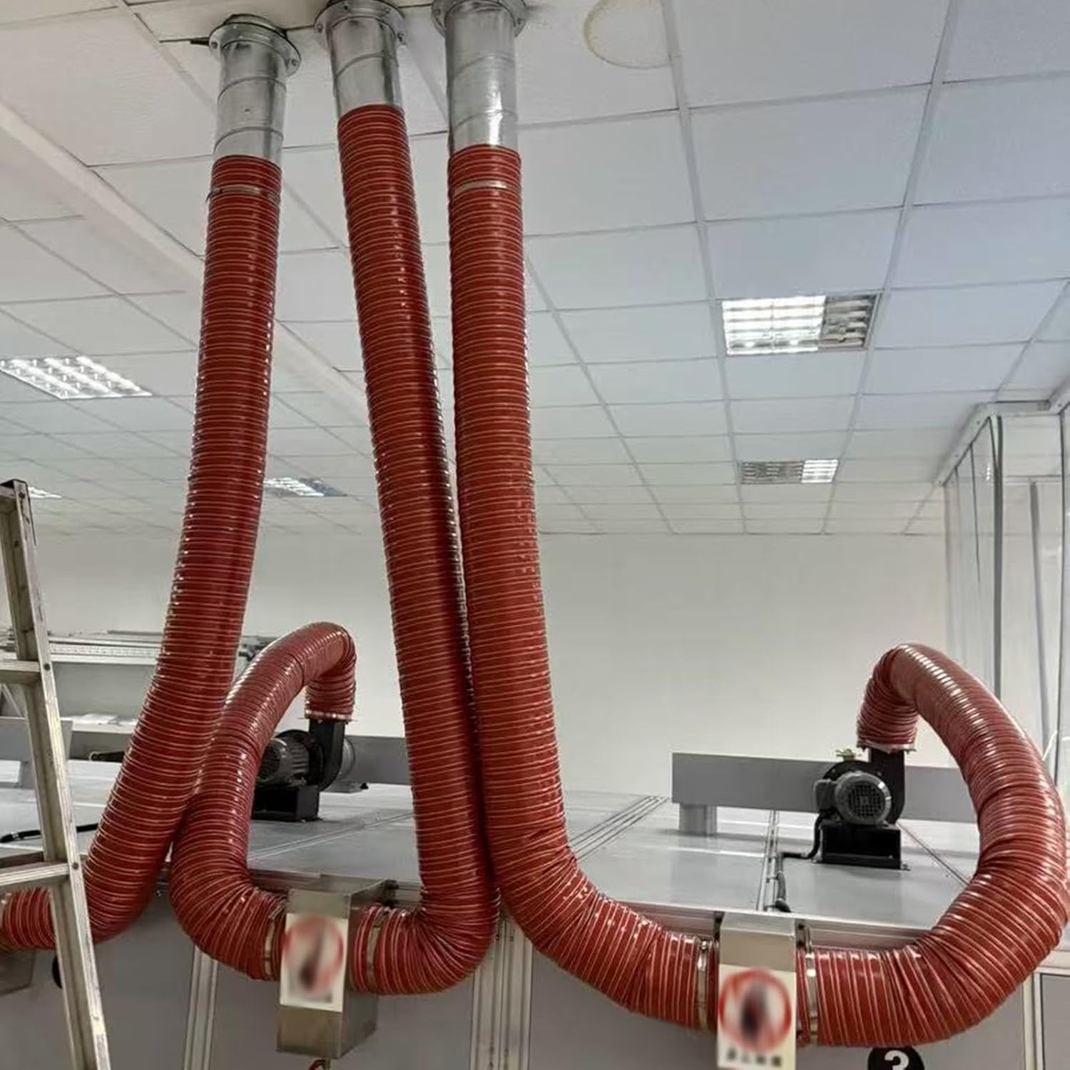 Flexible Dryer Ducting Tube, Commercial Induction Pipe Hose Air Ducting & Ventilator/Blower Fan Duct Hosing, Folding Industrial Exhaust Ducts(13ft/4m,ID 1 4/7in/40mm)