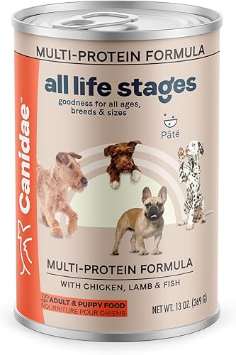 Canidae All Life Stages - Alimento húmedo prémium para perros de todas las razas, todas las edades, multiproteína con pollo, cordero y pescado, 13