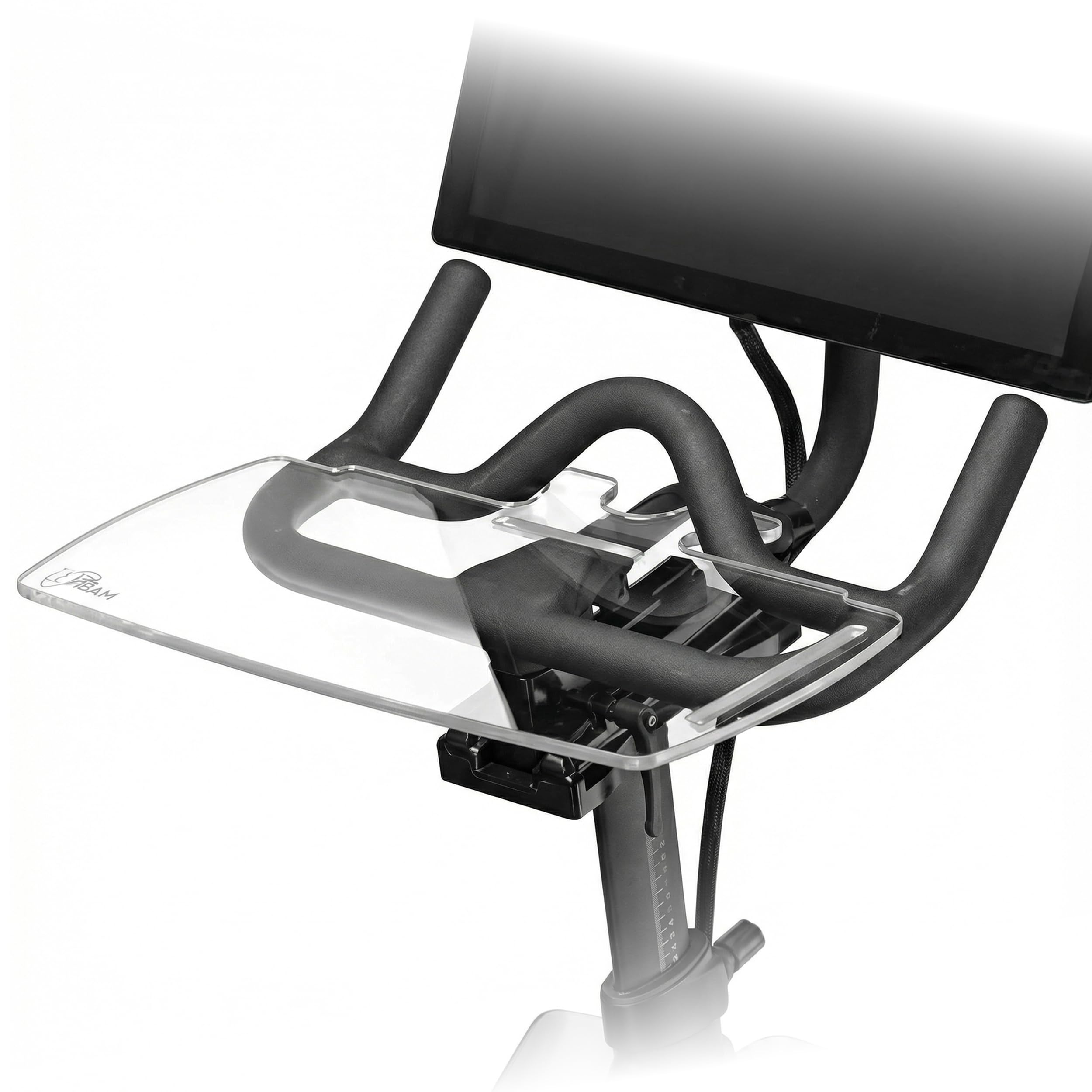 TFD The Tray V2 for Peloton Bike Original Models Flat Acrylic Desk Tray with Phone and Pen Holders
