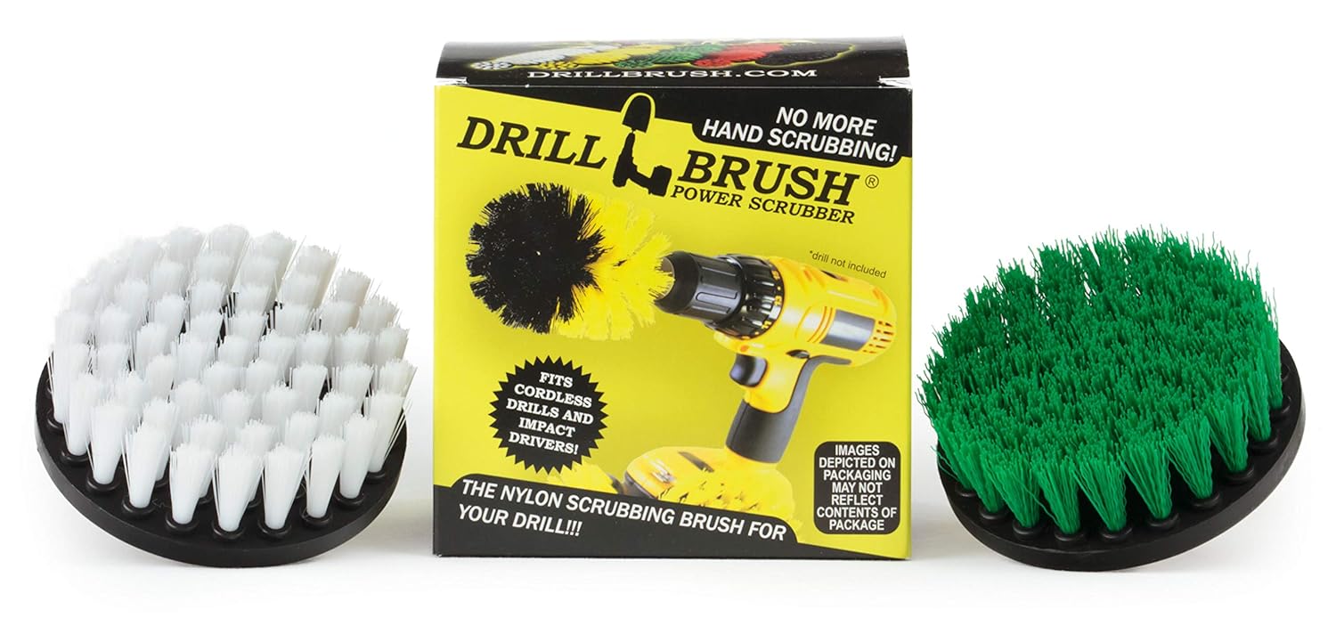 Electric Scrub Nylon Brush Drill Attachment Cleaning Bit Kit Amazon