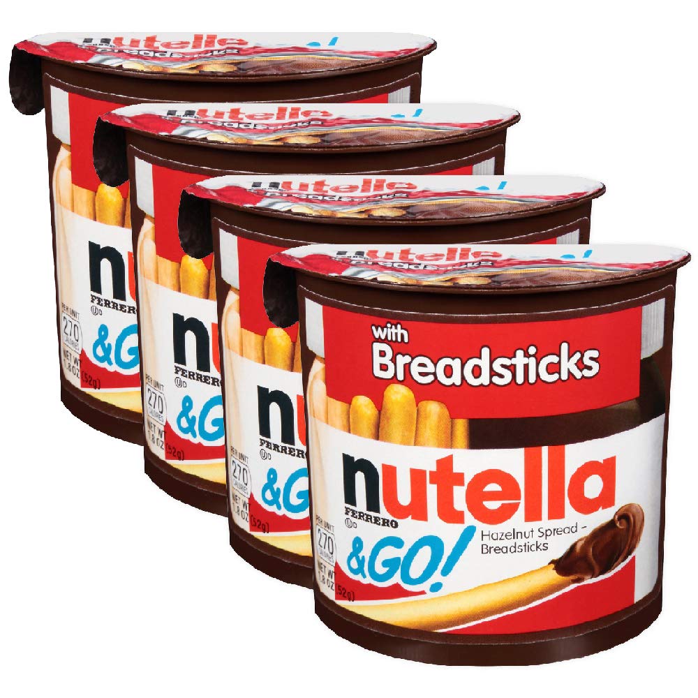 Nutella & Go with Breadsticks, 4 Pack, 4 x 52 g (B08LZXRF34) Amazon Price History, Amazon Price Tracker