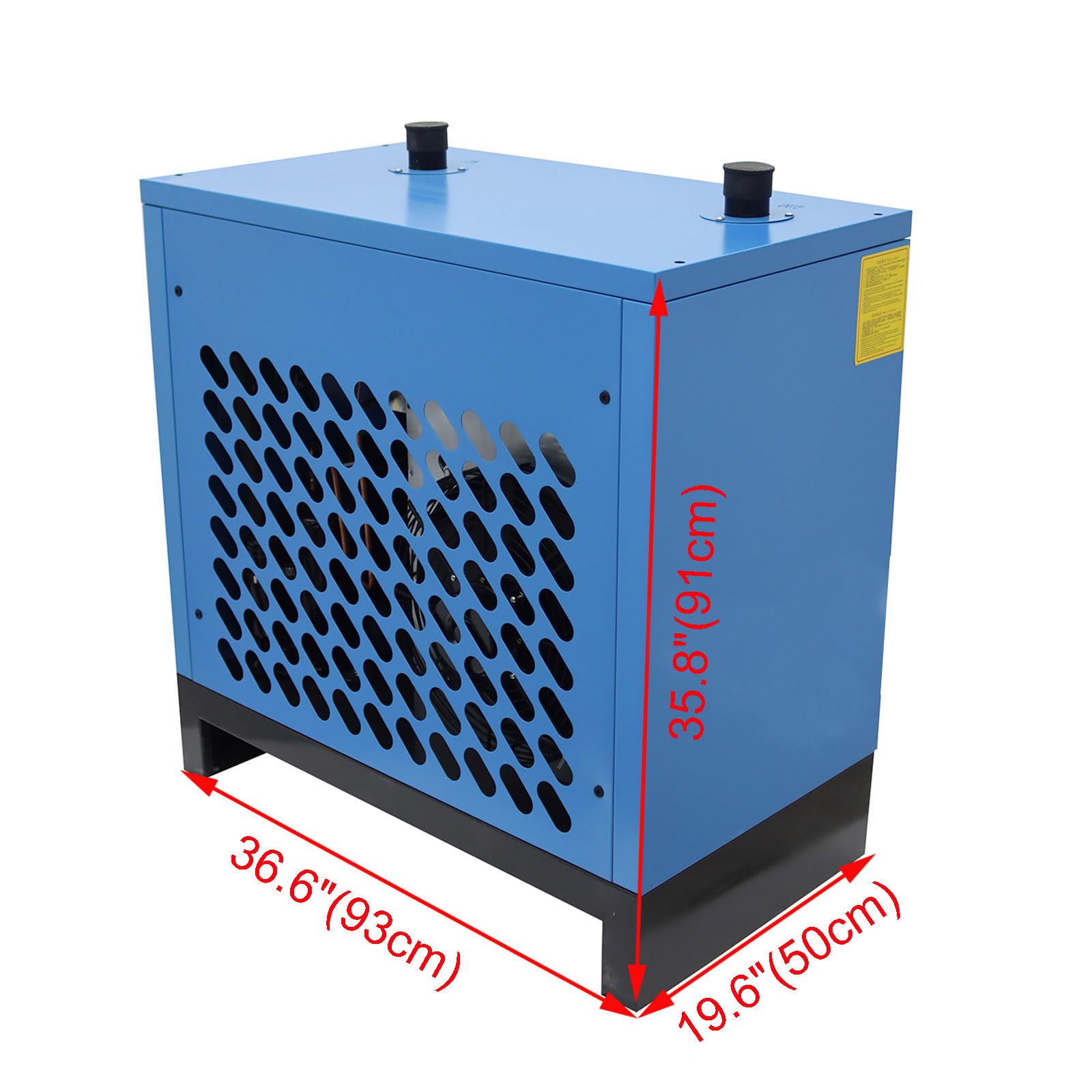 WYDDDARY 230CFM Compressed Air Dryer Refrigerated Type 220V 1000W Refrigerated Air Dryer Compressed ZG1.5'' Interface Pipe Diameter For 50HP Air Compressor