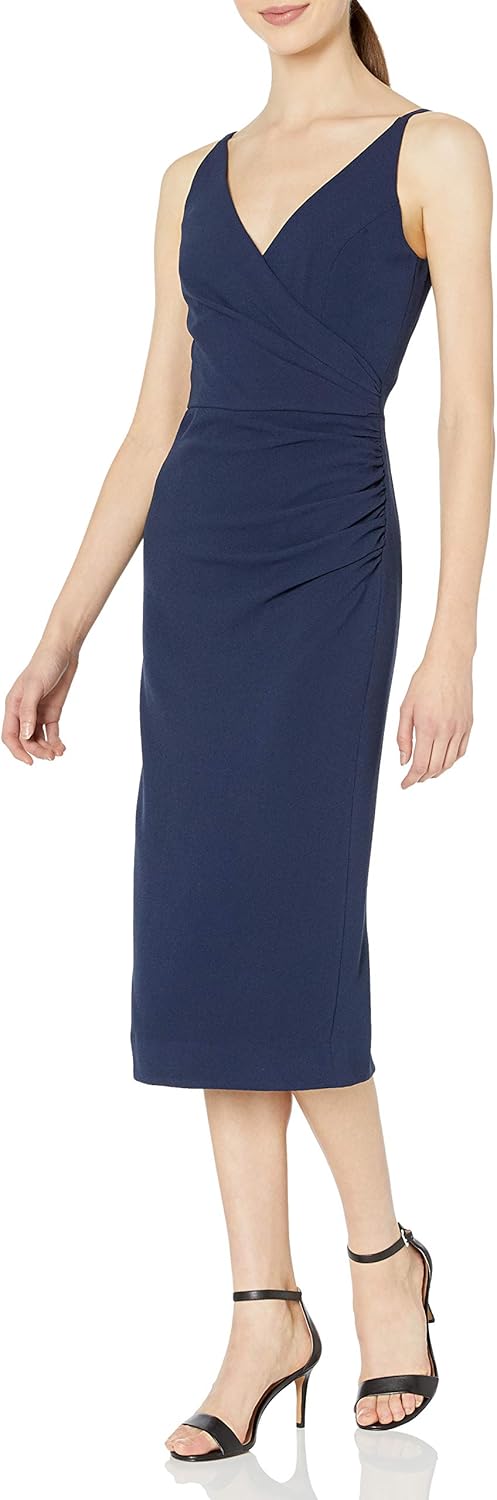 Dress the Population Vestido midi sin mangas Anita para mujer