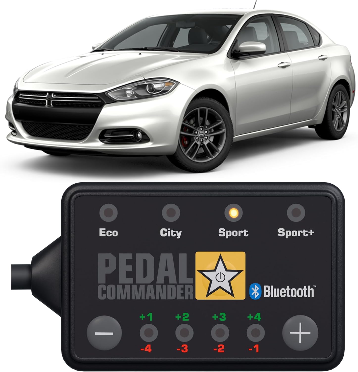 PEDAL COMMANDER for Dodge Dart 2013-2016 Throttle Response Controller - 36 Driving Settings, Anti-Theft, App Control, Throttle Controller Performance Parts, Dart Accessories