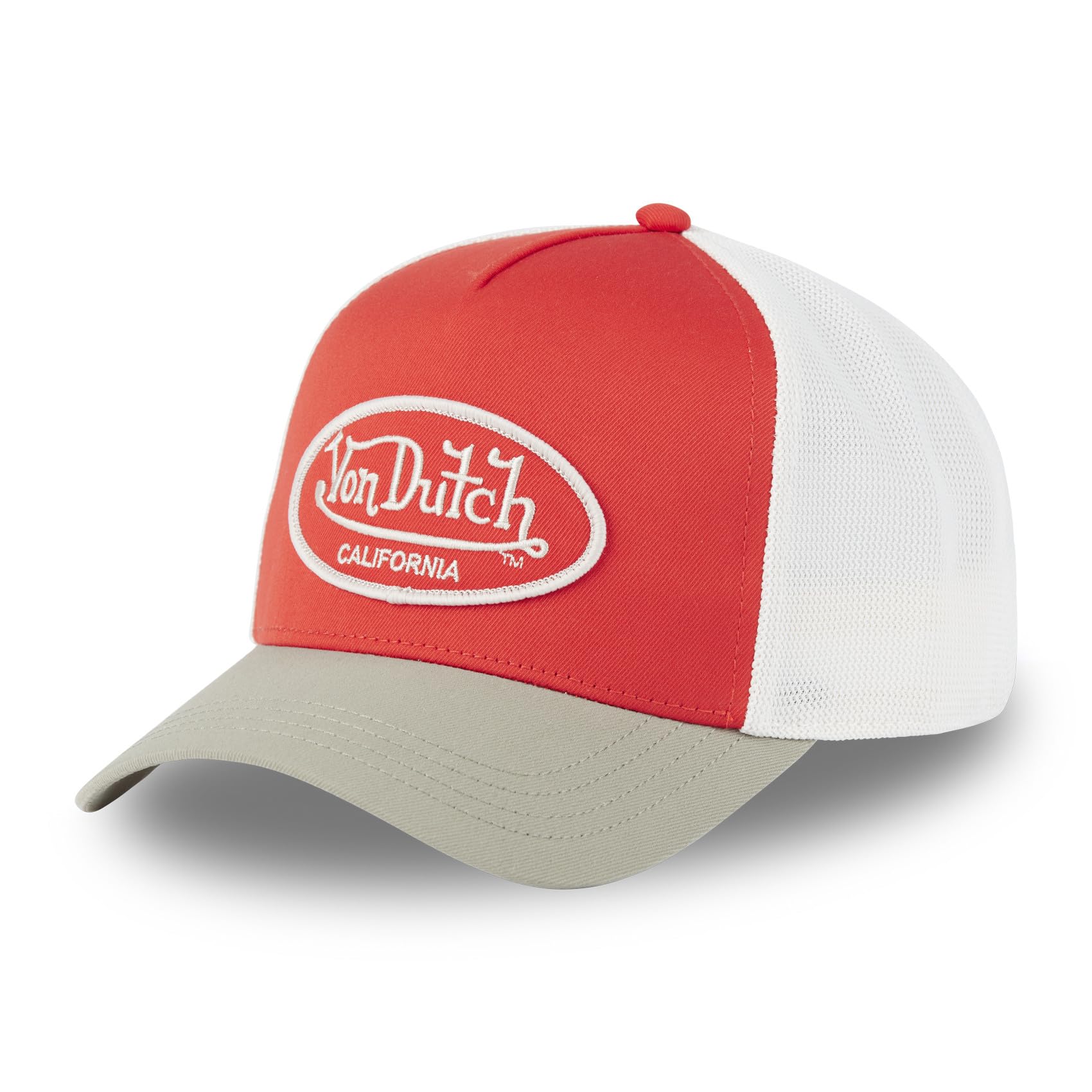 Von Dutch Men's & Women's Adjustable Cap, Poly Trucker Cap, One Size