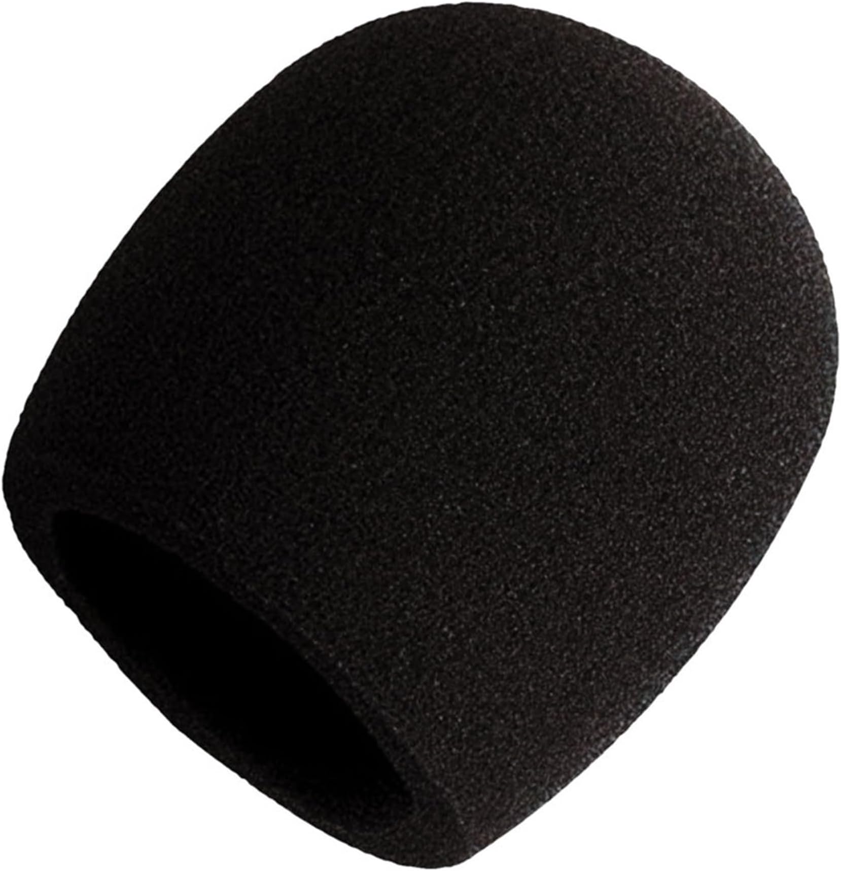 A58WS-BLK Foam Windscreen for All Shure Ball Type Microphones, Black