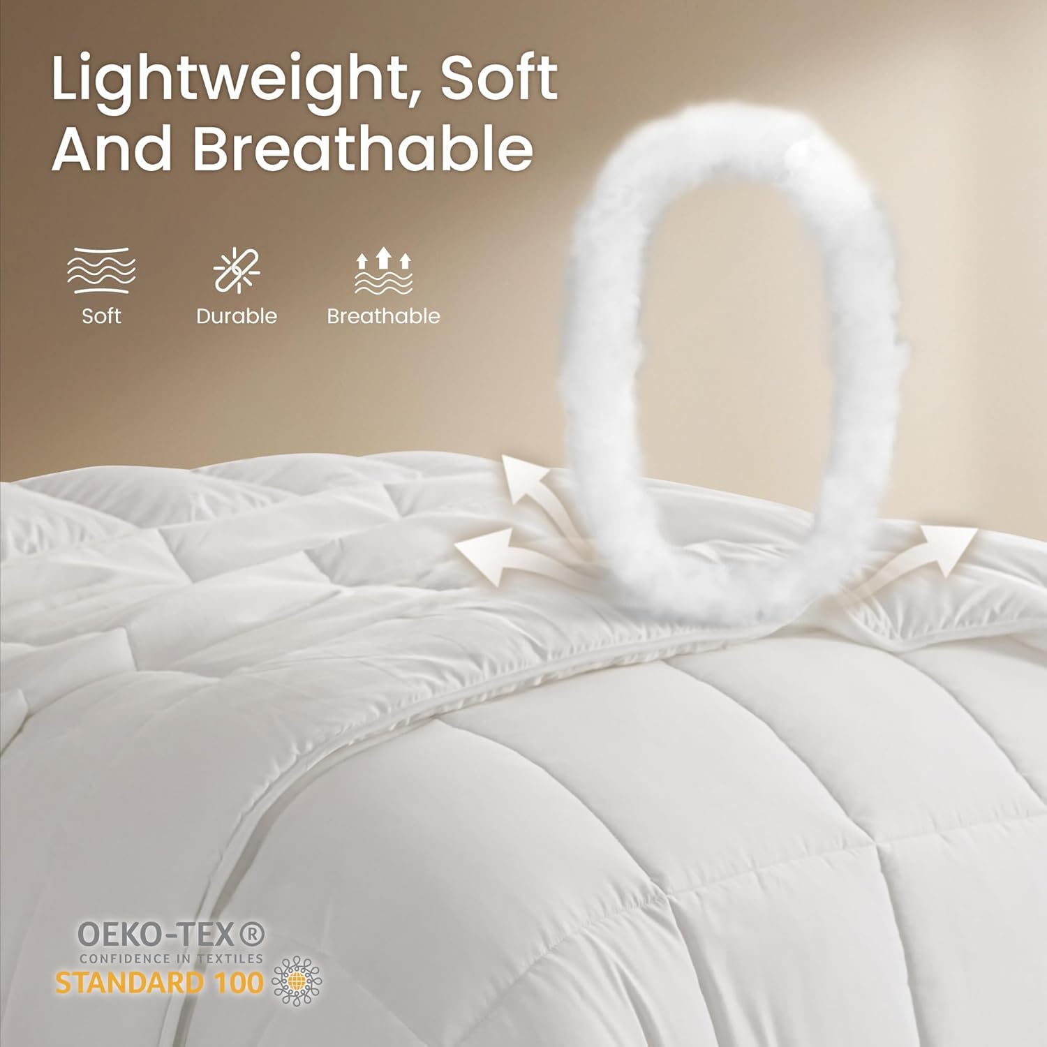 Sophia & William Cooling Lightweight Tencel Quilt - Lightweight Cooling Queen Comforter for All-Season Use, Ultra-Soft, Breathable Quilt for Cozy Nights, Perfect for Hot Sleepers（88×92", 2.30 lb）