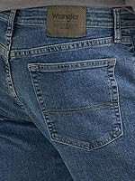 Vista 5 de Wrangler Authentics - Jeans de ajuste estándar y cintura Comfort Flex para hombre