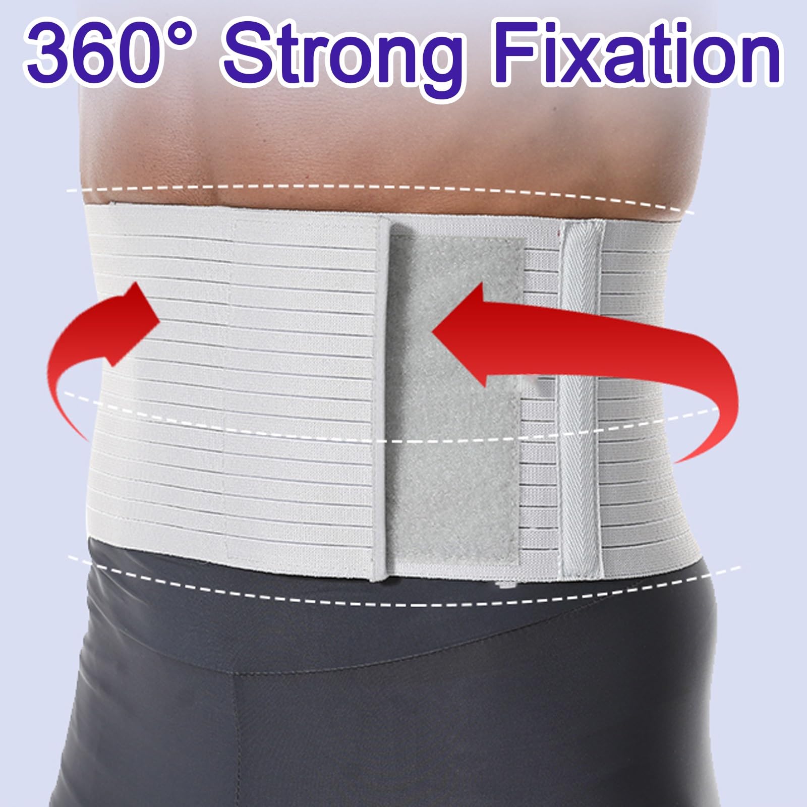 Cintura per Ernia Ombelicale per Uomini e Donne, Fascia Ernia Ombelicale con Cuscinetti di Compressione, Alleviare il Dolore