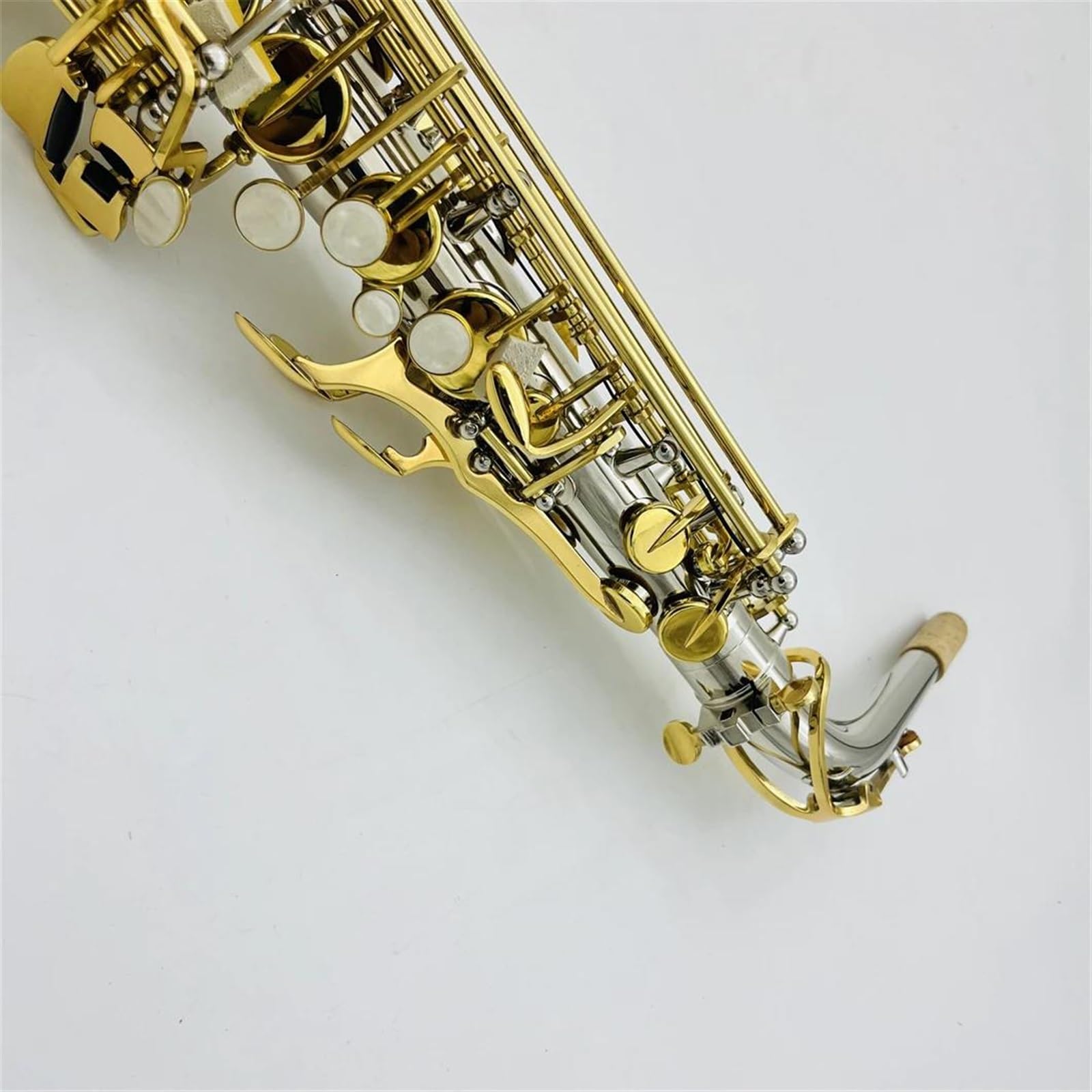 Coude En Laiton Pour Saxophone Alto - Accessoire Compact 2.45 Cm, Doré, 116 G - Améliore Le Son Et La Portabilité