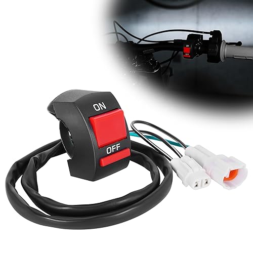 Miniatura 1 de RUTU Interruptor de faros para Sur Ron, interruptor de encendidoapagado hecho de nailon ignífugo para Surron Light Bee Segway X160 X260, Plug and