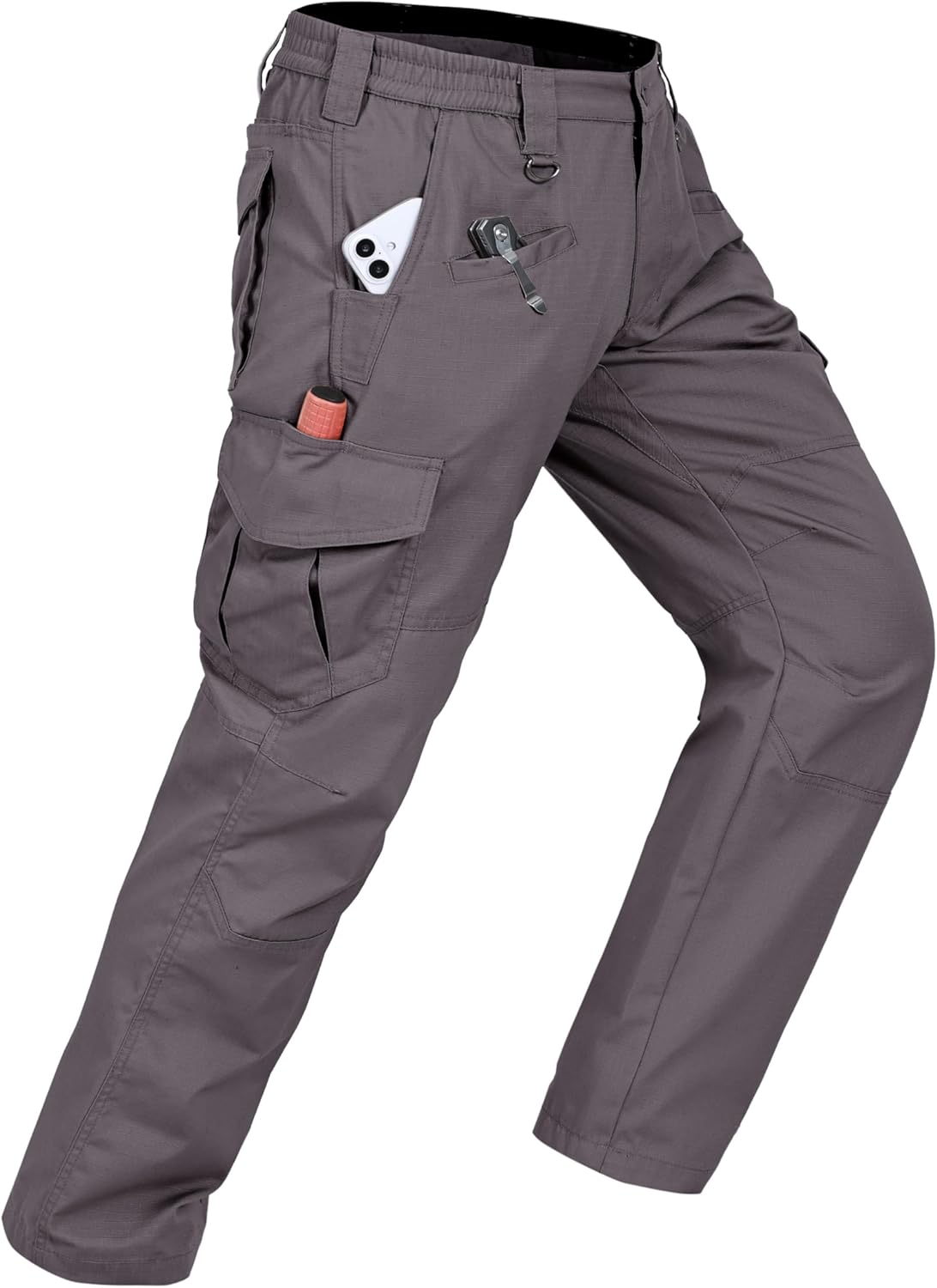 CNBQDD Mens Work Pants Cargo Tactical Construction for Men Ripstop Waterproof Lightweight Outdoor Hiking with Pockets