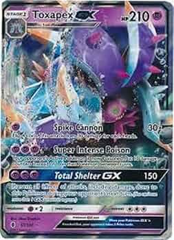 ポケカ Amazon.com: Toxapex GX - 57/145 - Ultra Rare : Toys & Games