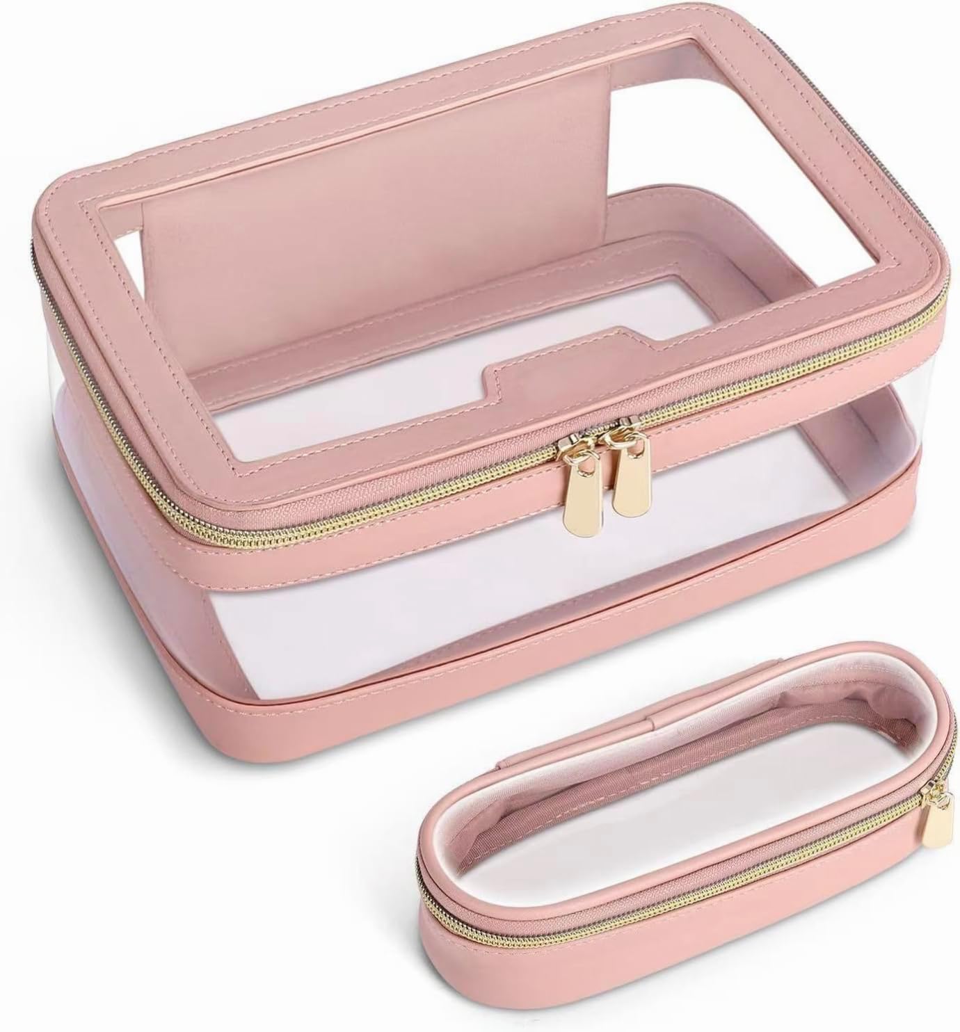 Clear Makeup Bag, Cosmetic Organizer, Waterproof Case for Cosmetics and Toiletries