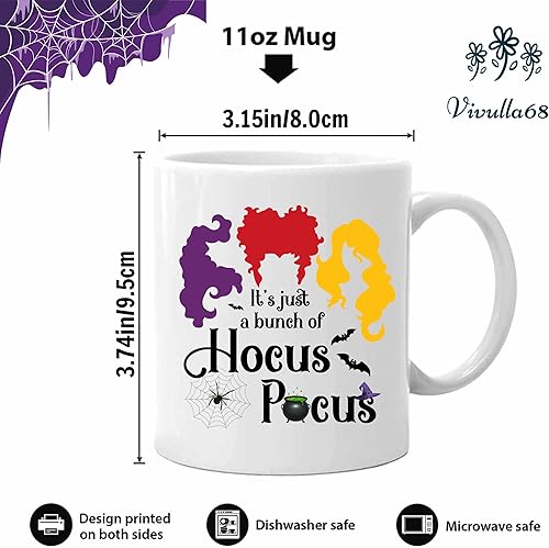Miniatura 8 de Taza de café de brujas, taza de café de bruja, hermosas tazas de brujas espeluznantes, vibraciones personalizadas, para mujeres, tazas de té de