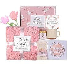 Easter Birthday Gifts for Women, Birthday Gift Basket for Teen Girl, Self Care/Get Well Soon Gift Package, Happy Birthdays Idea for Her, Mom, Sister, Best Friend, Wife, Girlfriend, BD Gifts Ideas