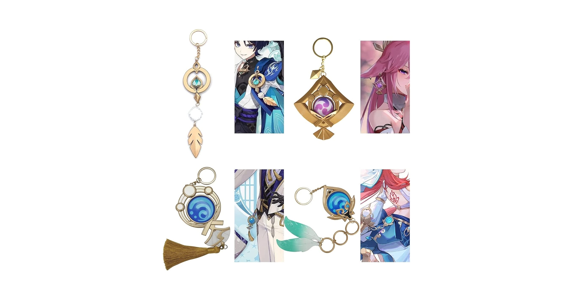 公式正規品　神里綾人　神の目 キーホルダー　他 原神】【神の目】【神里綾人】キーホルダー｜Yahoo!フリマ（旧