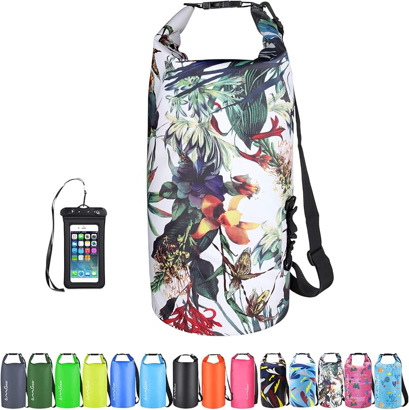 OMGear Bolsa Seca Impermeable Bolsa para Teléfono Bolsa 40L/30L/20L/10L/5L Bolsa Seca Flotante para Kayak Navegación Actividades al Aire Libre